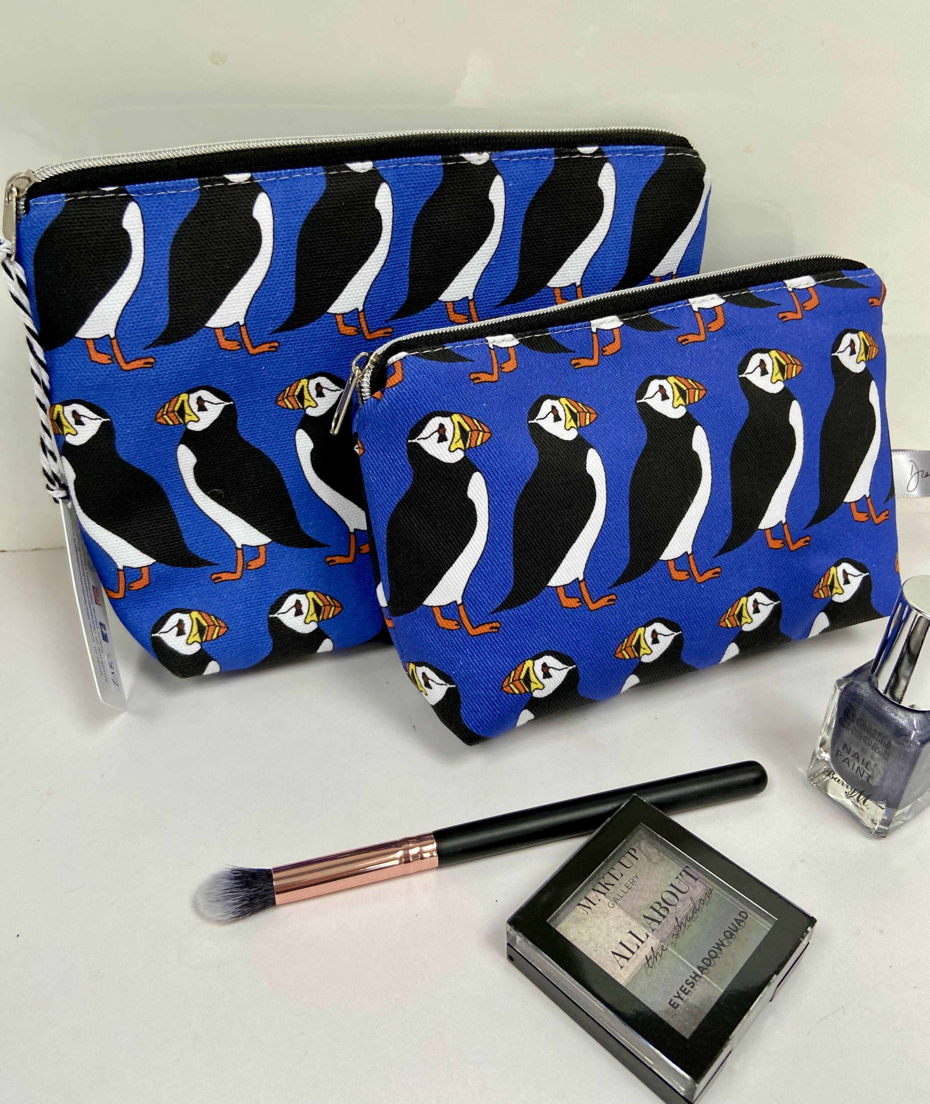 Original Design - Puffin Make Up Bags