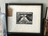 A Couple of Billing Puffins Framed Lino Cut Print