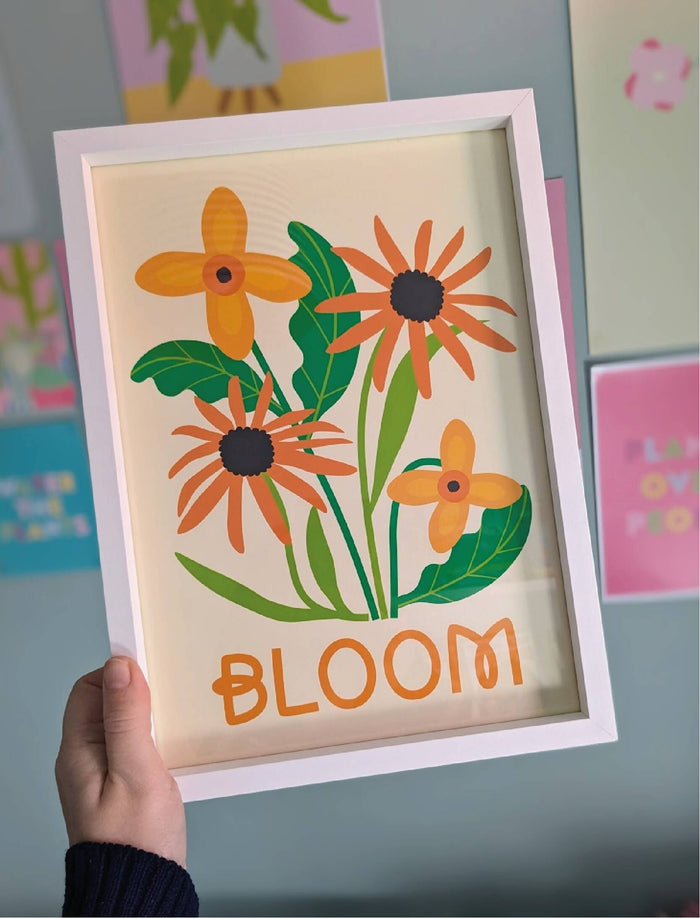 A4 Framed Bloom print