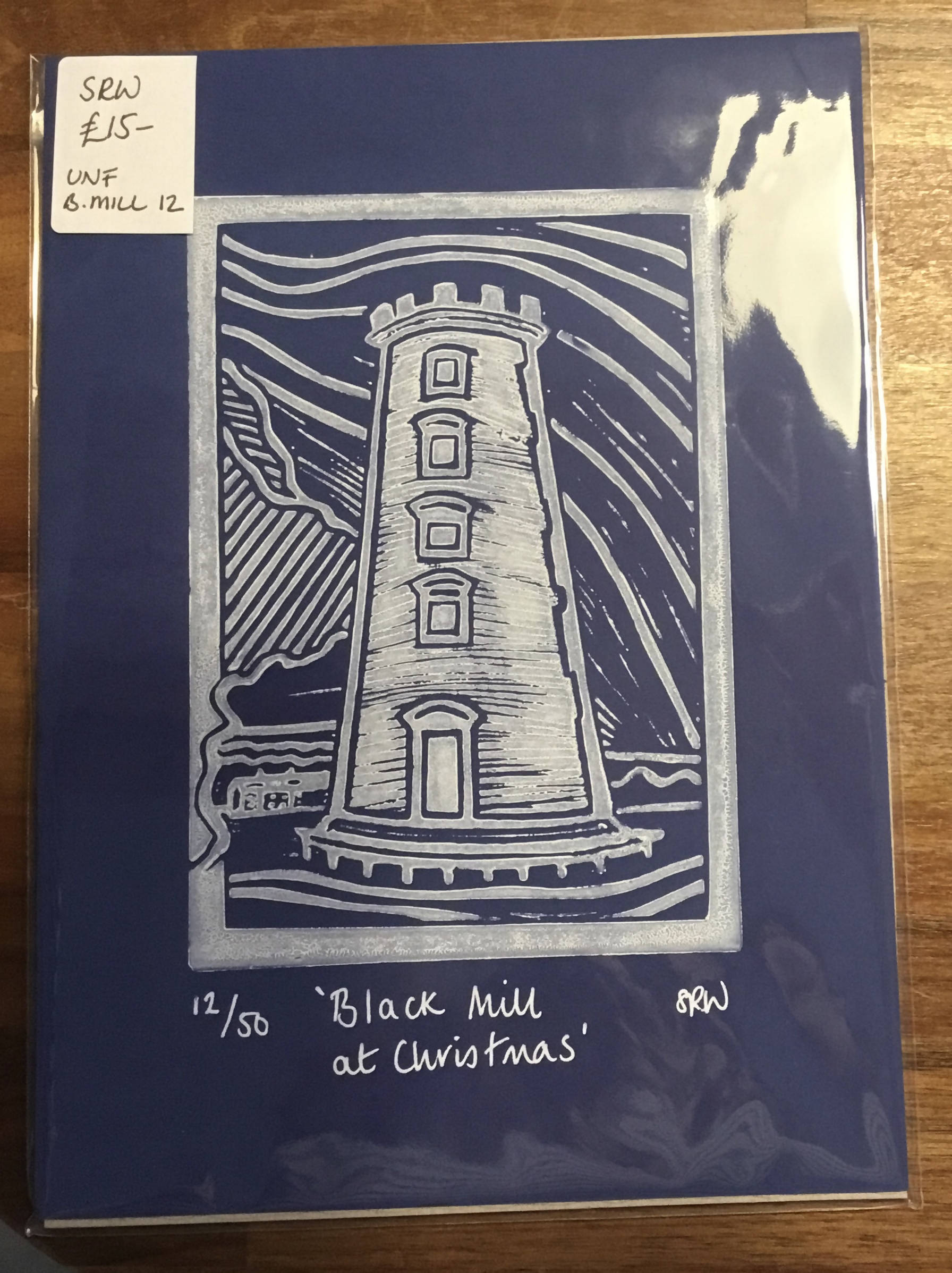 Christmas/Winter Unframed Lino Cut Prints