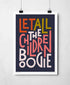Let All The Children Boogie | Bold Typography | Art & Soul
