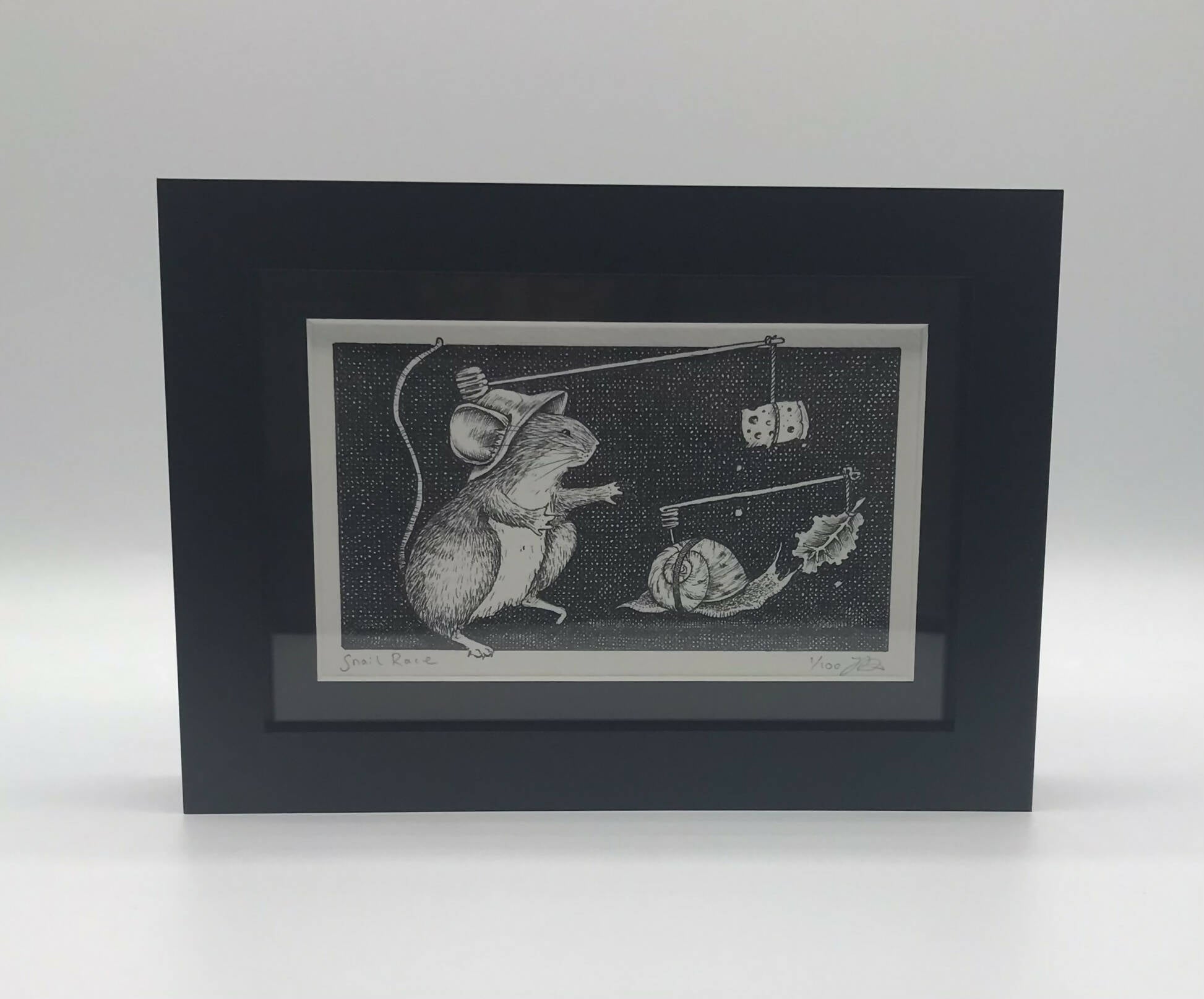 Snail Race - Limited Edition Print by Jenny Davies