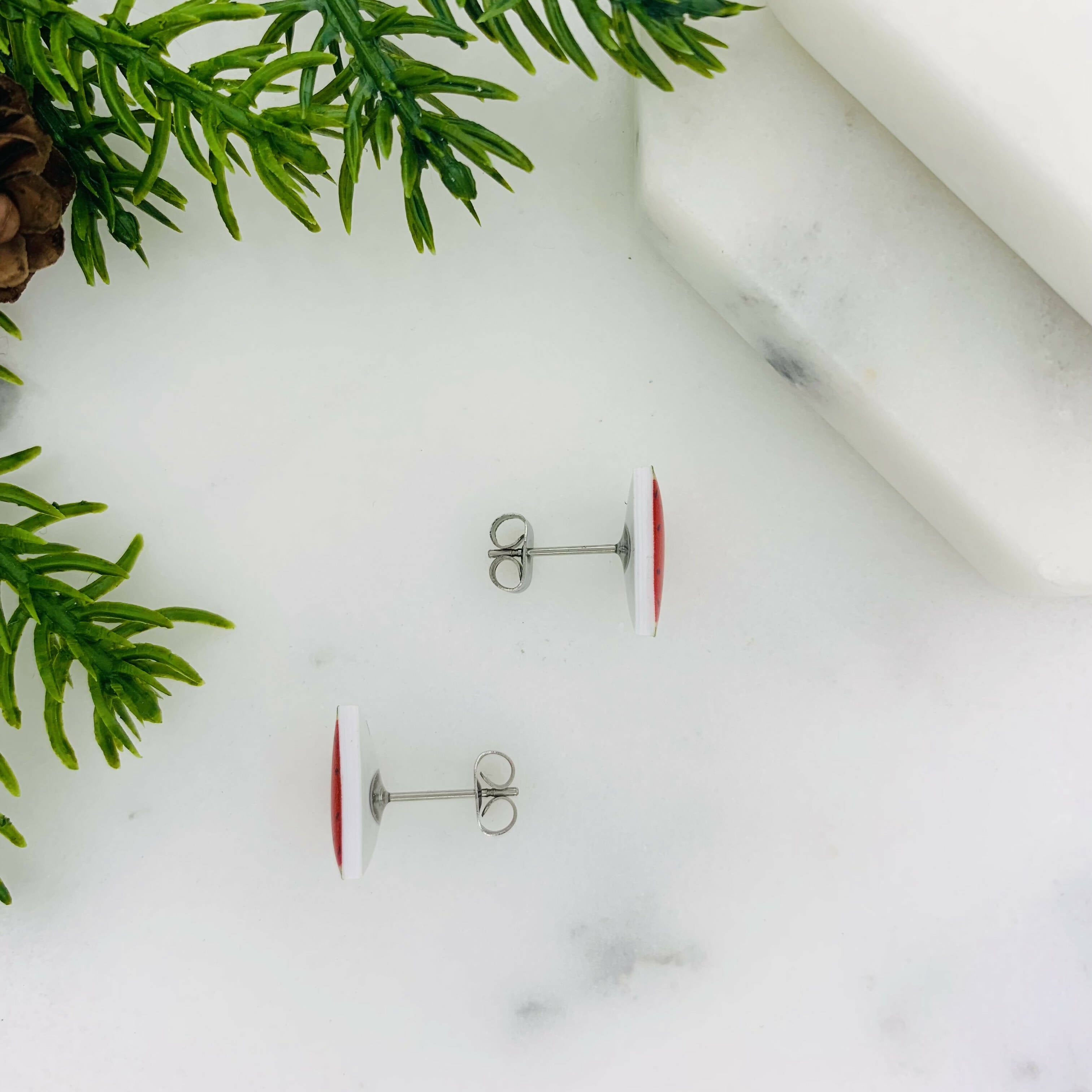 Watermelon Stud Earrings