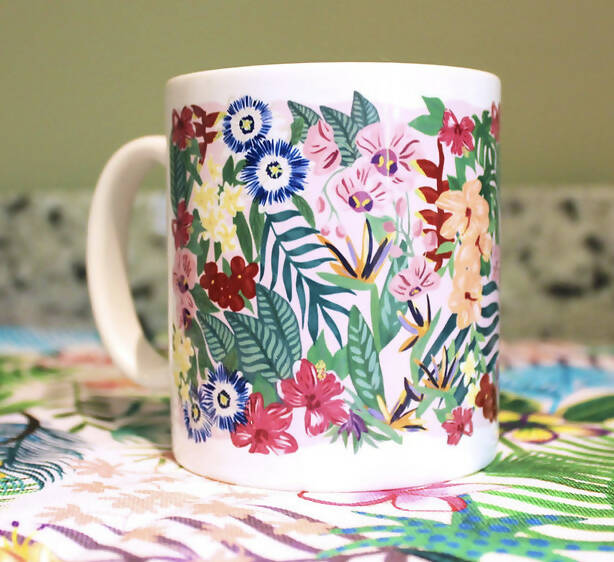 Tropical Paradise Print Mug