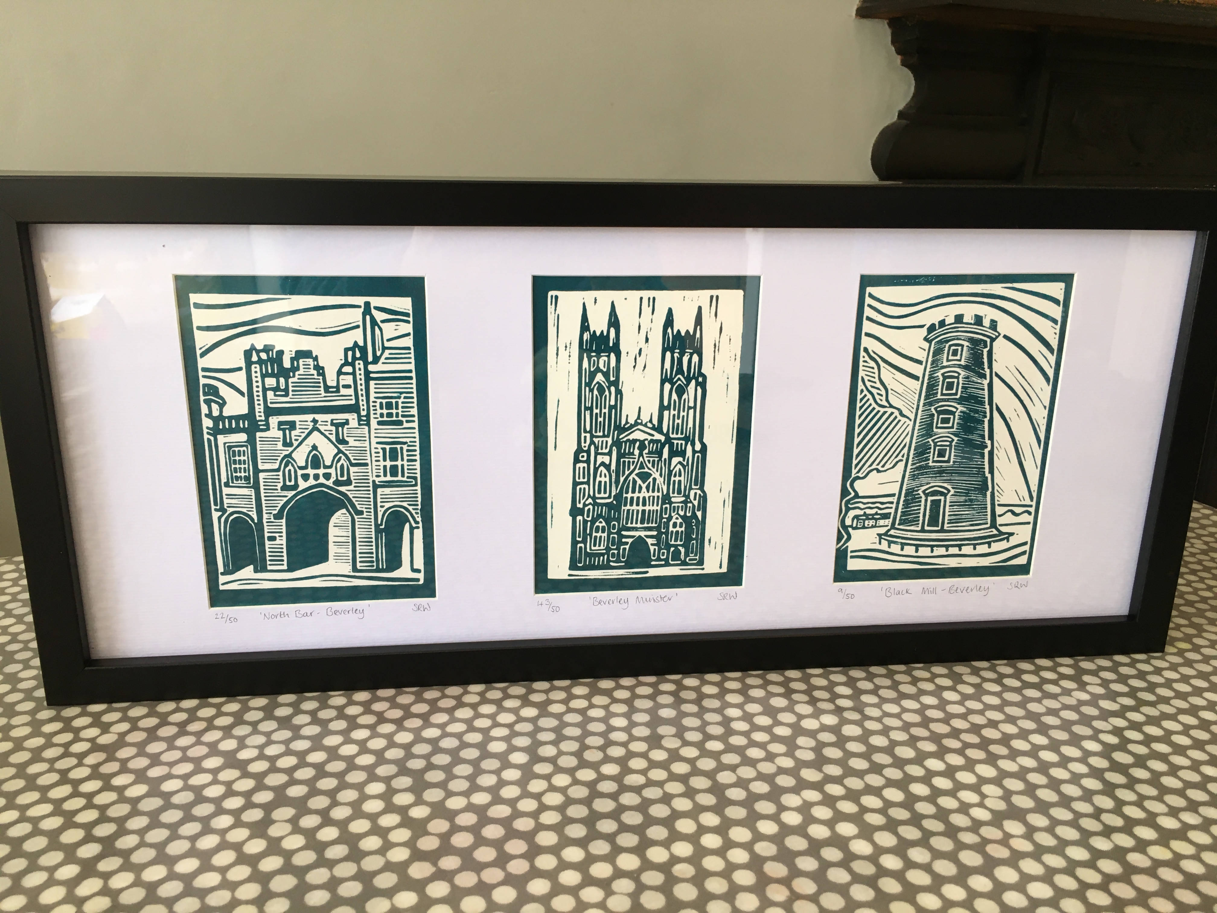 The Beverley Collection Framed Lino Cut Print