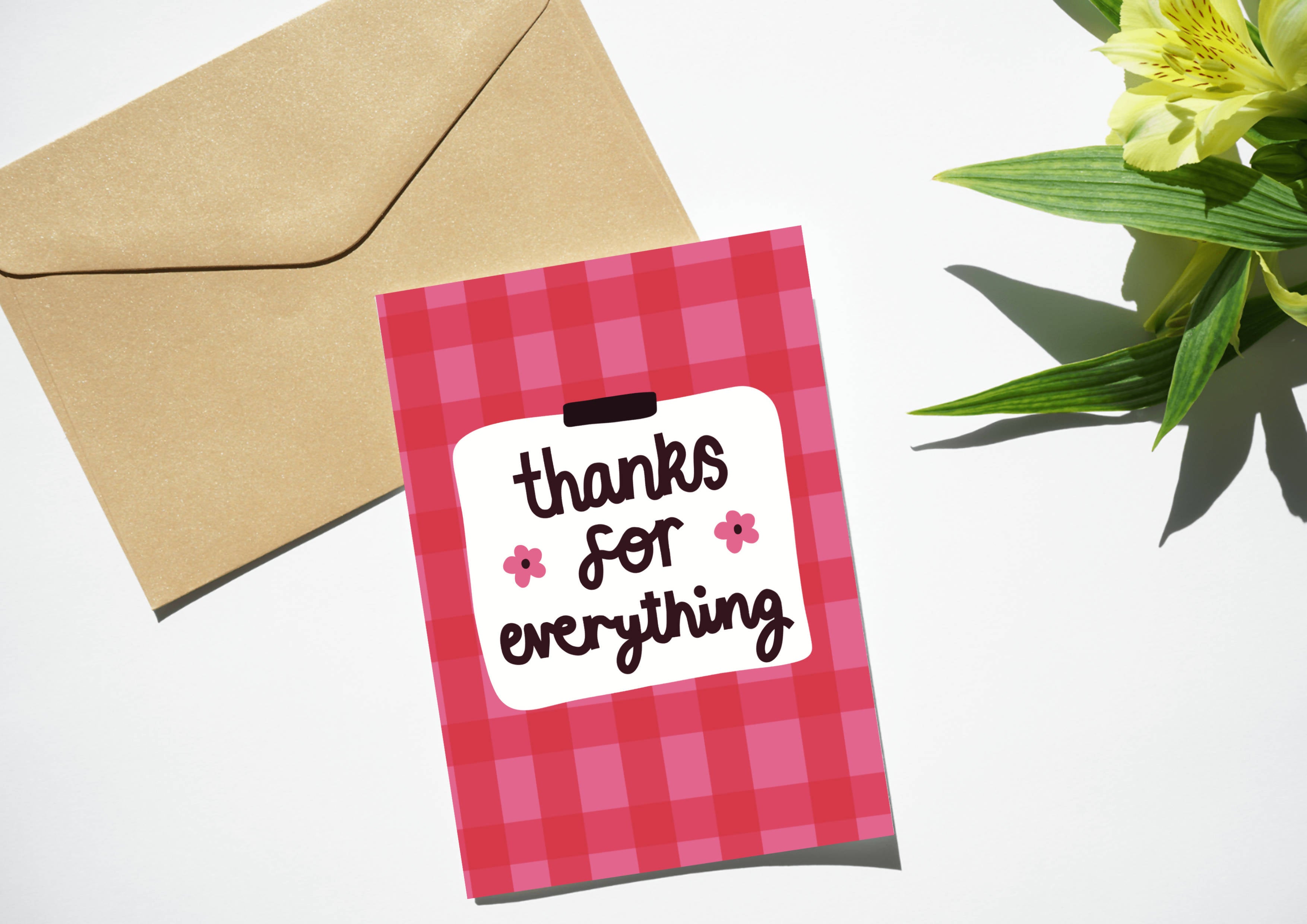 Thanks For Everything Card