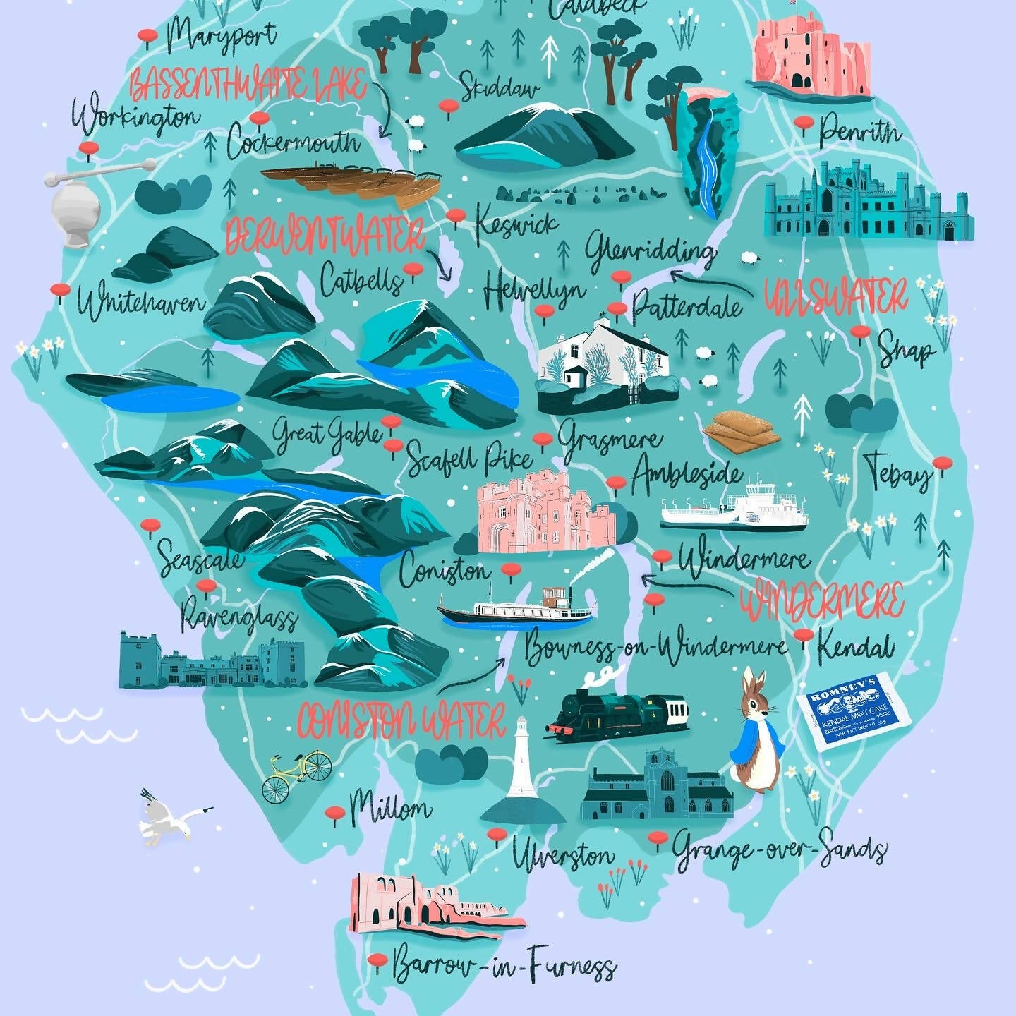 Lake District Art Print – Stunning Giclée Artwork | Art & Soul