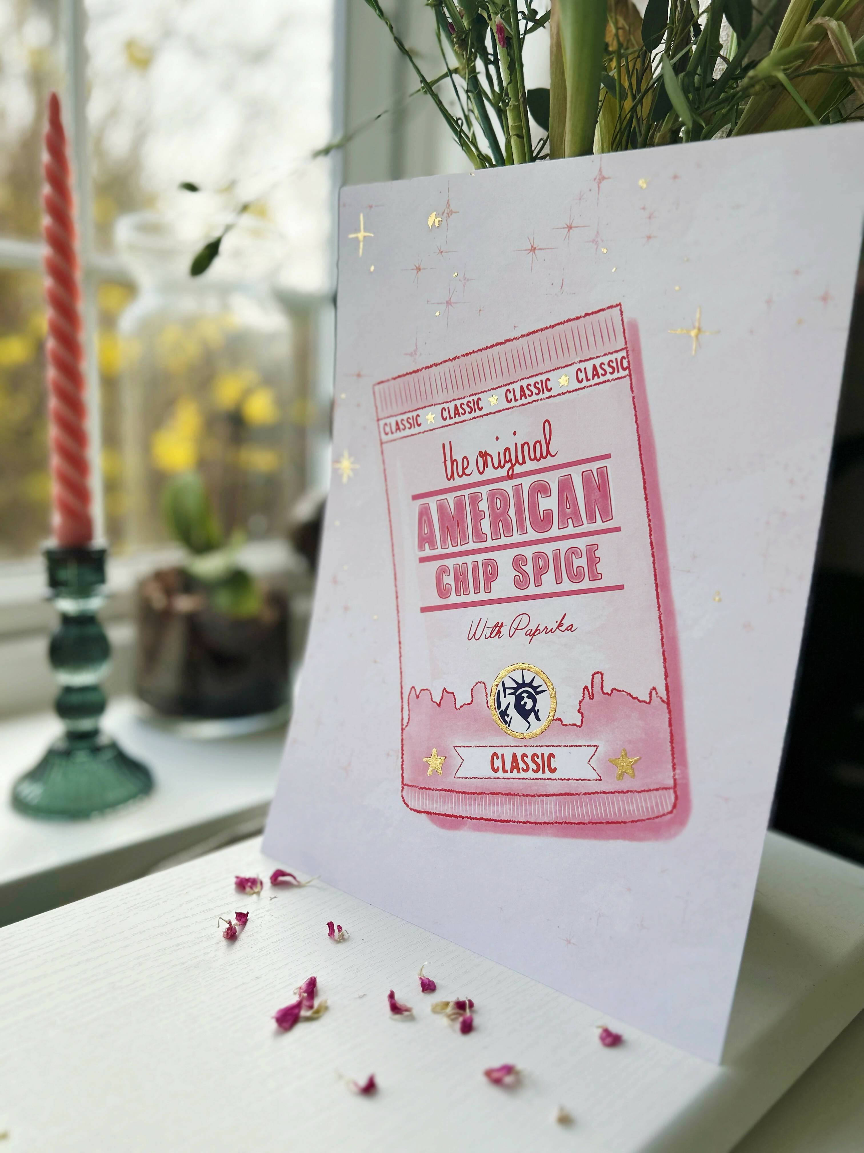 Hull Chip Spice Print