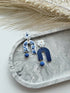 Blue China No. 4 - Handmade Polymer Clay Earrings