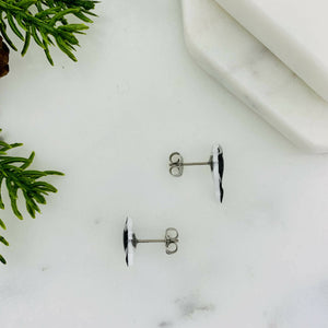 Killer Whale/Orca Mismatched Stud Earrings