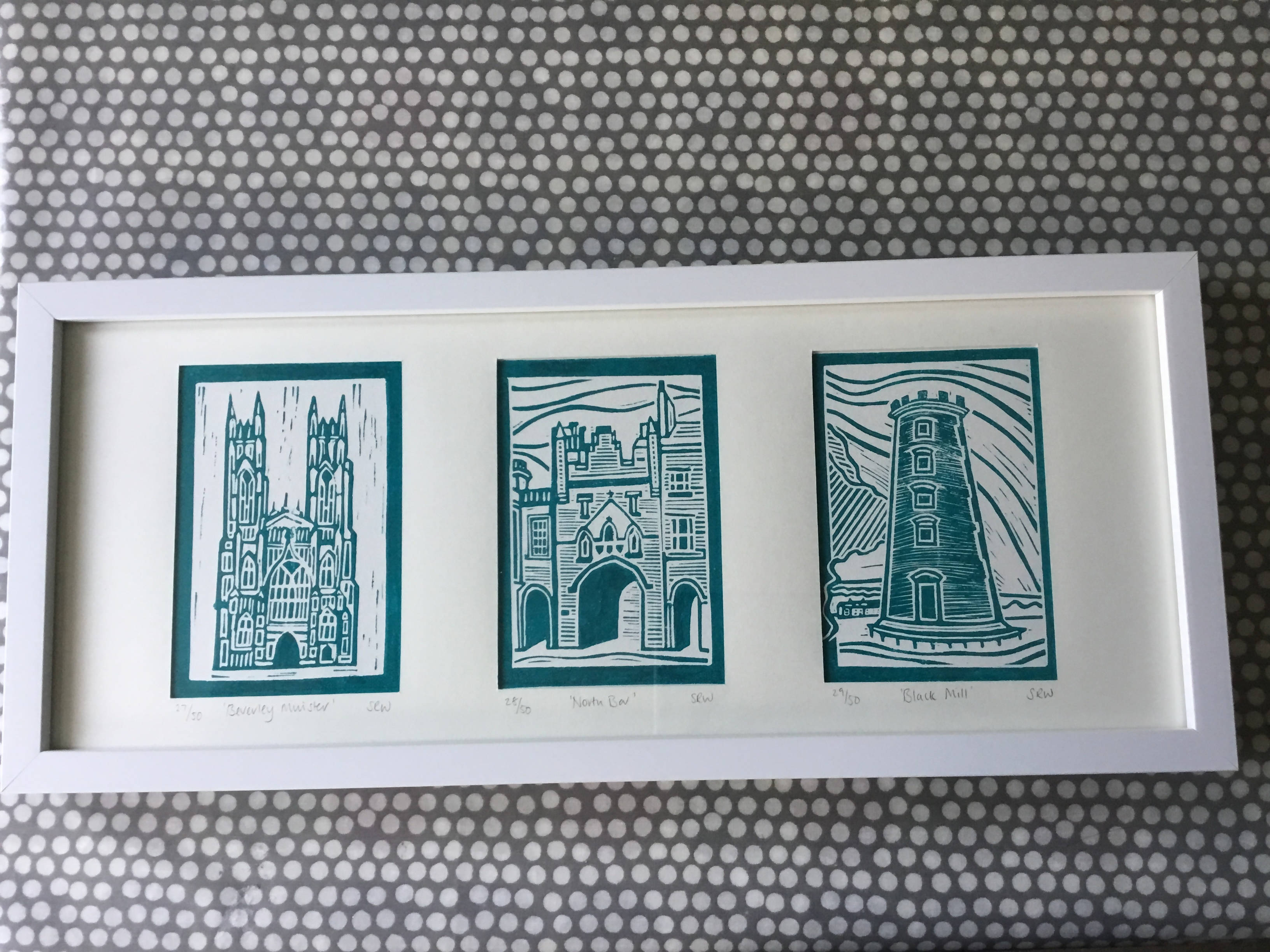 The Beverley Collection Framed Lino Cut Print
