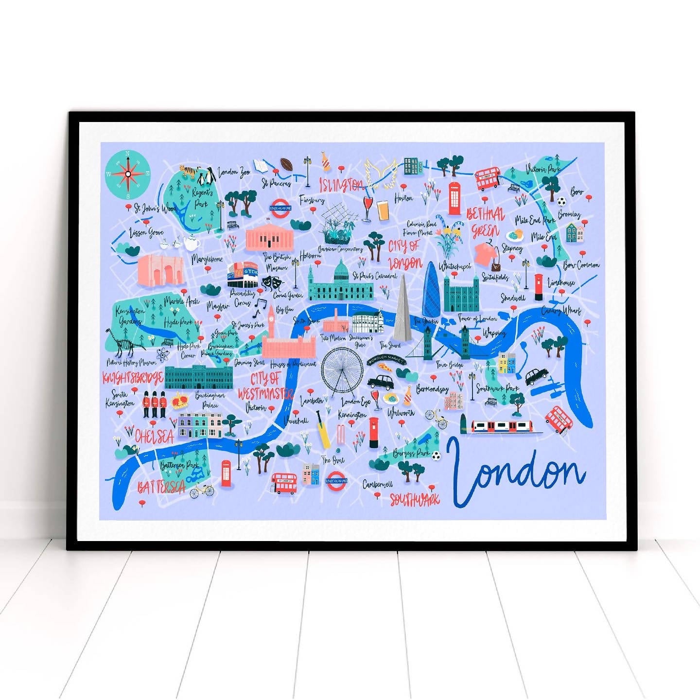 London Art Print – Stunning Giclée Artwork for Your Space | Art & Soul