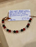 Pure Copper Toggle Clasp Bracelet with Green Snowflake Obsidian, Red Carnelian and Faceted Rose Quartz