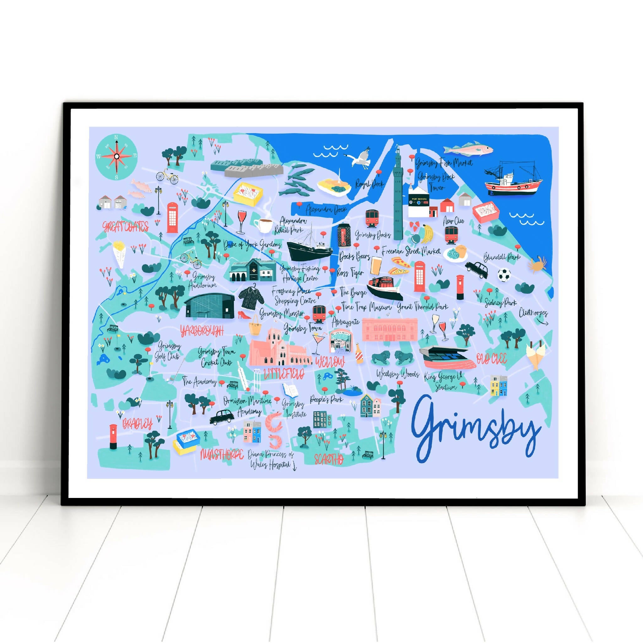 Grimsby Art Print