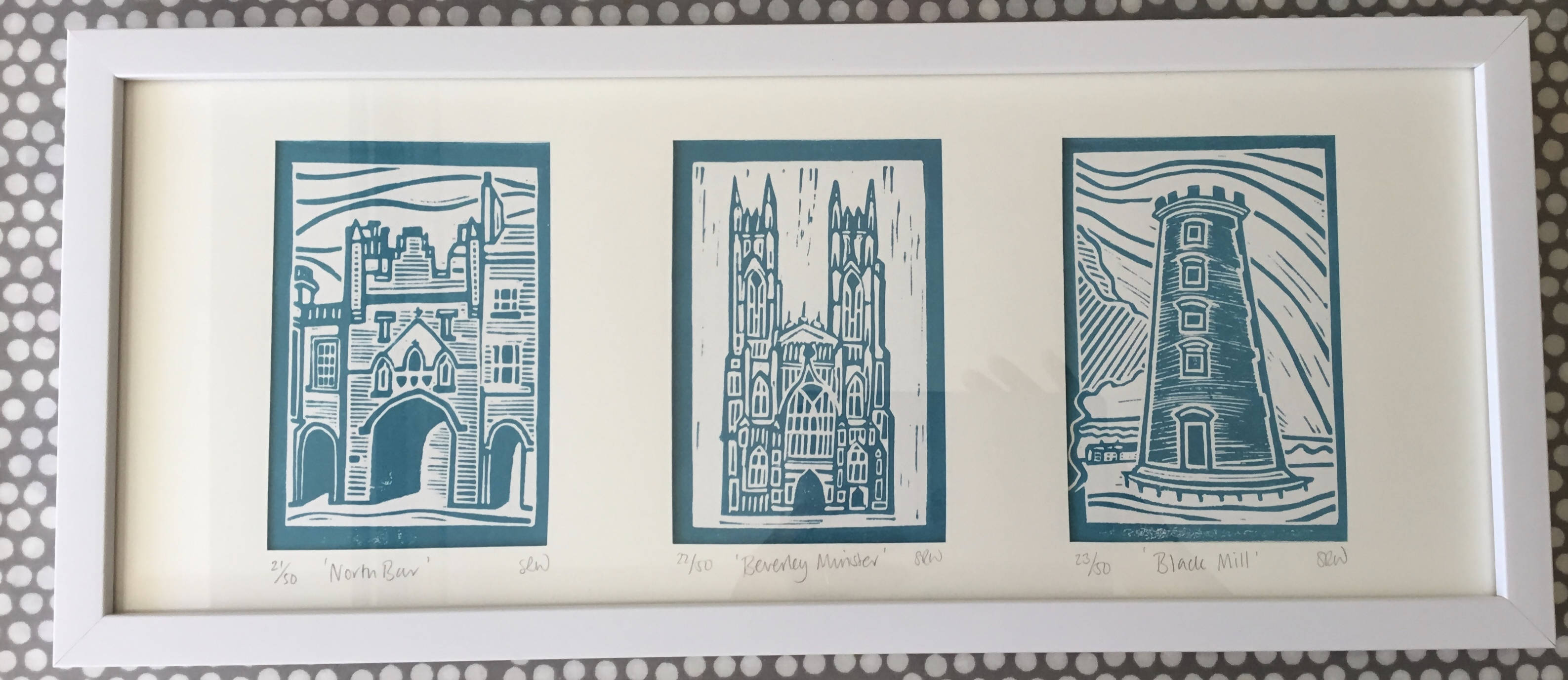 The Beverley Collection Framed Lino Cut Print