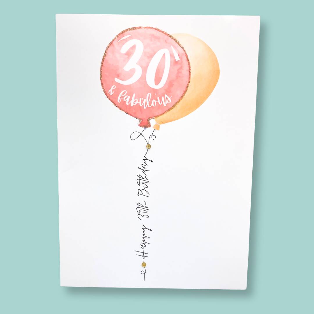 Milestone Happy Birthday card