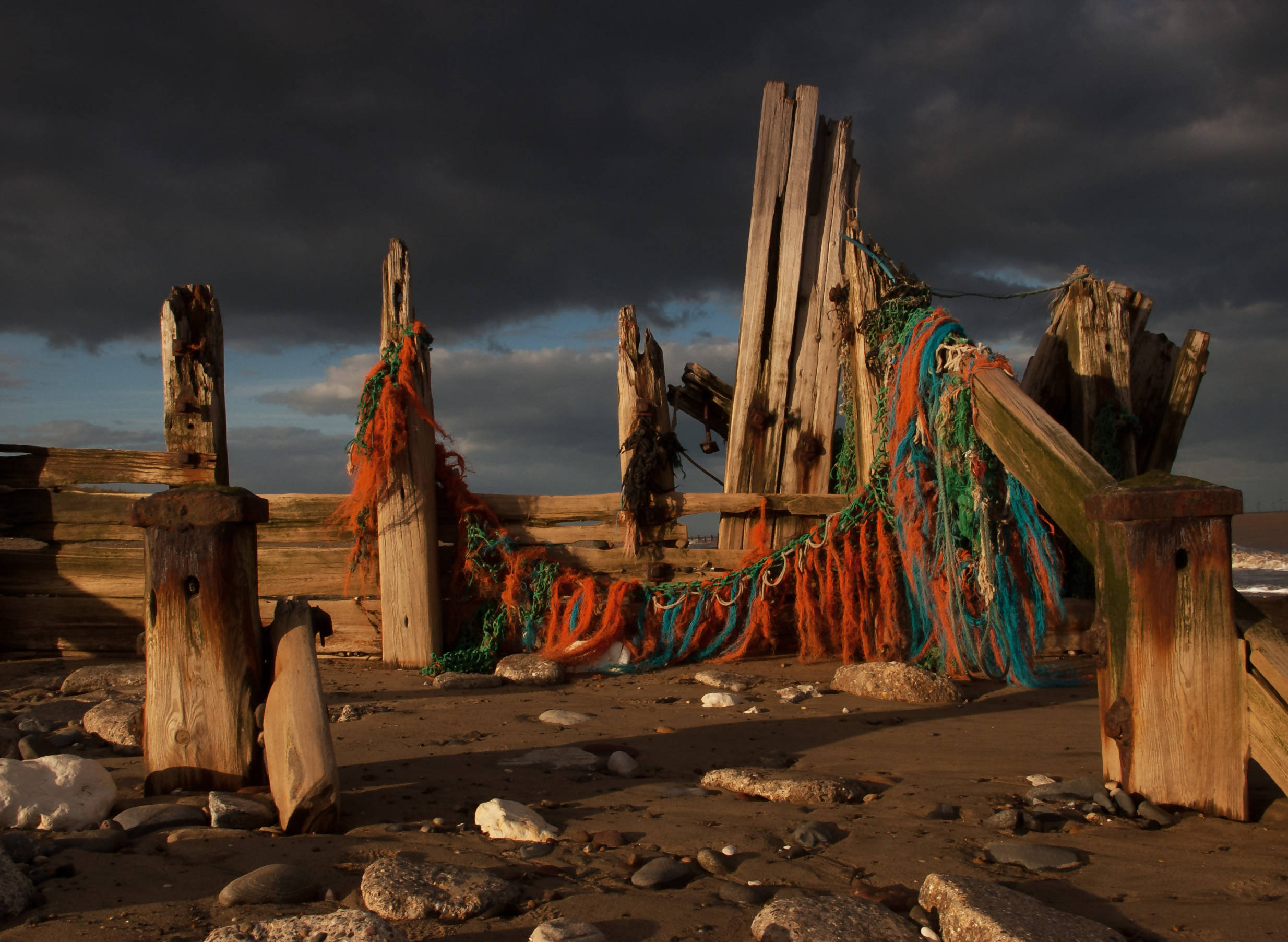 Spurn Point Flotsam - Print in A4 Mount