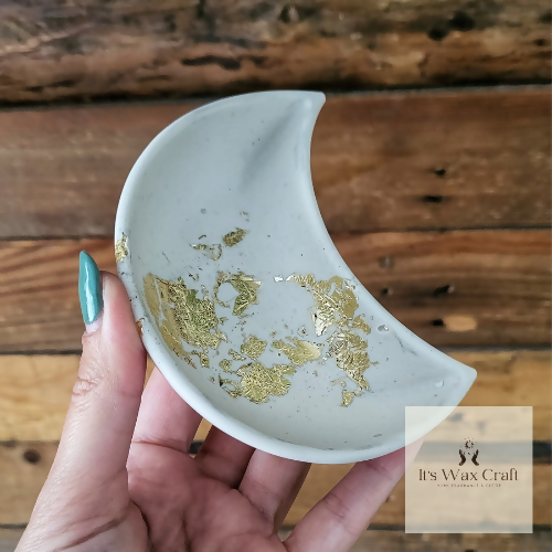 Jesmonite Moon Trinket Tray