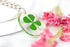 Real Pressed Four Leaf Clover Keyring for Good Luck | Art & Soul