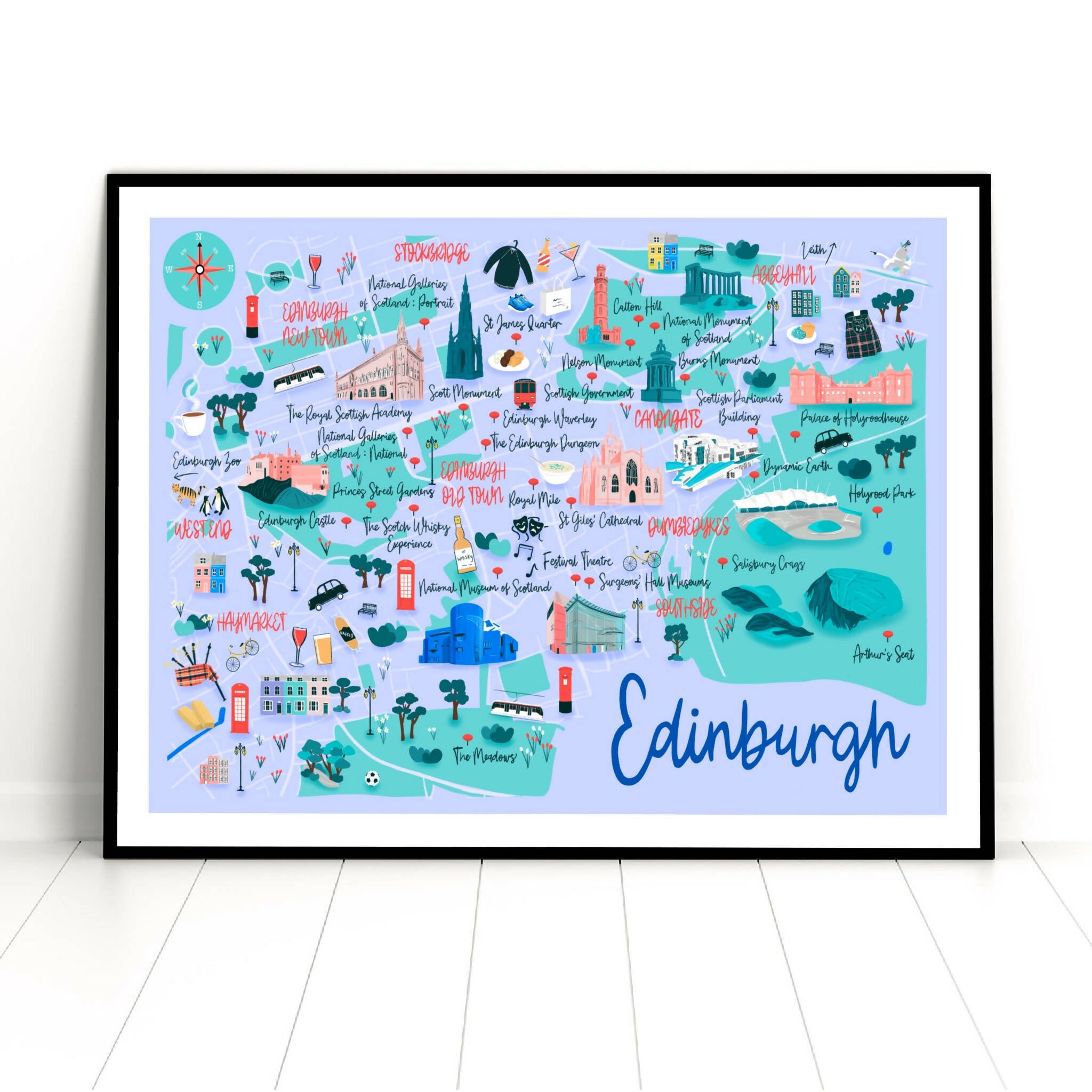 Edinburgh Art Print – Capture the Spirit of Scotland | Art & Soul