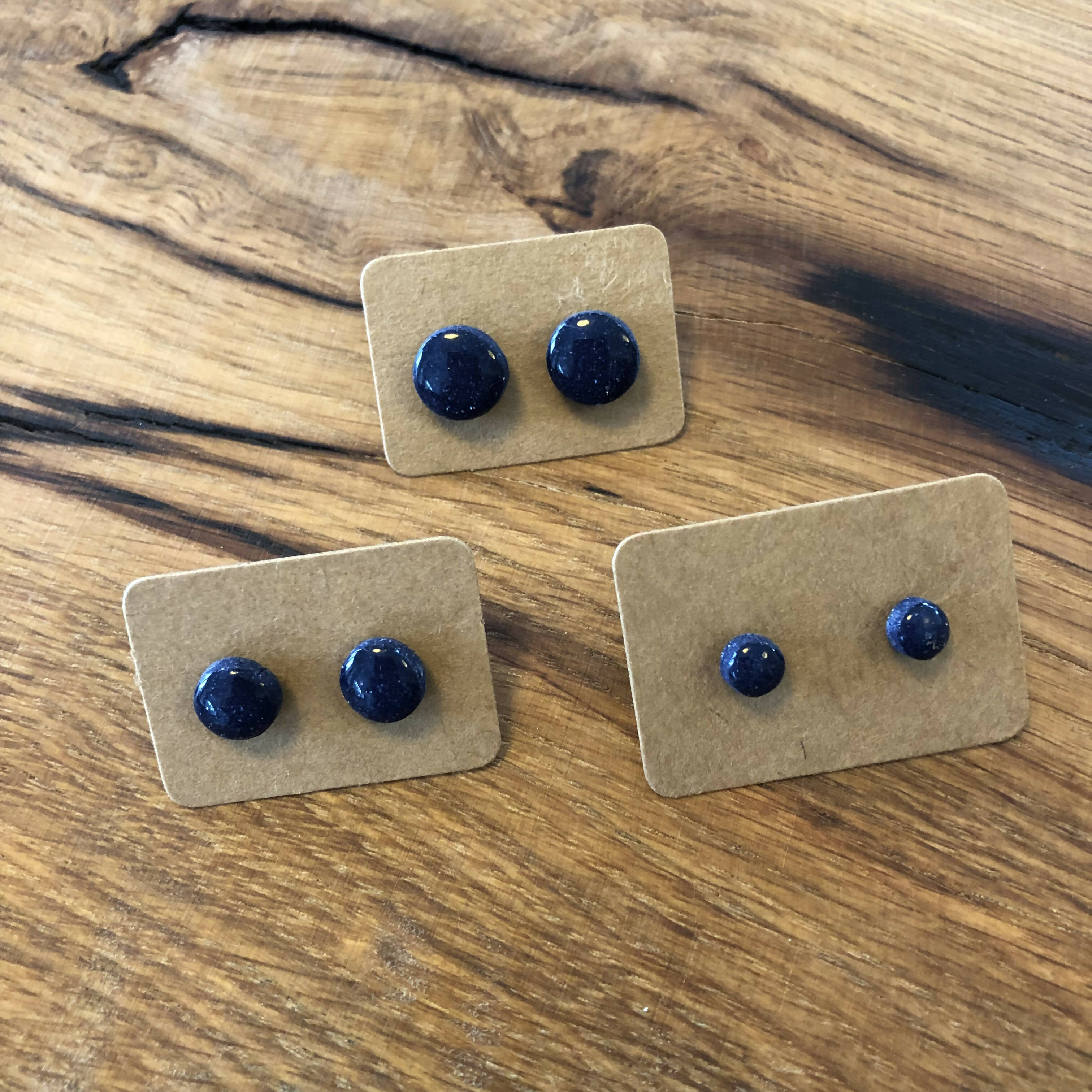 Glitter Collection Polymer Clay Earrings: Large