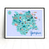 Yorkshire Art Print - A3 Giclée Artwork | Art & Soul
