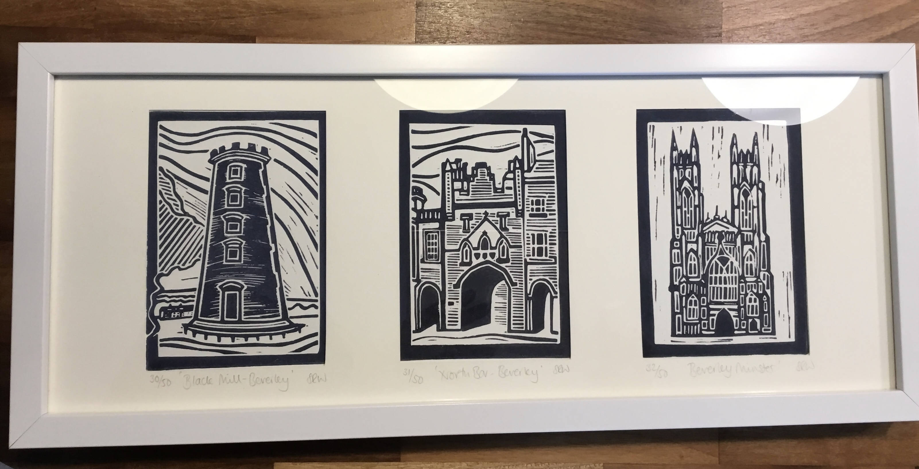 The Beverley Collection Framed Lino Cut Print