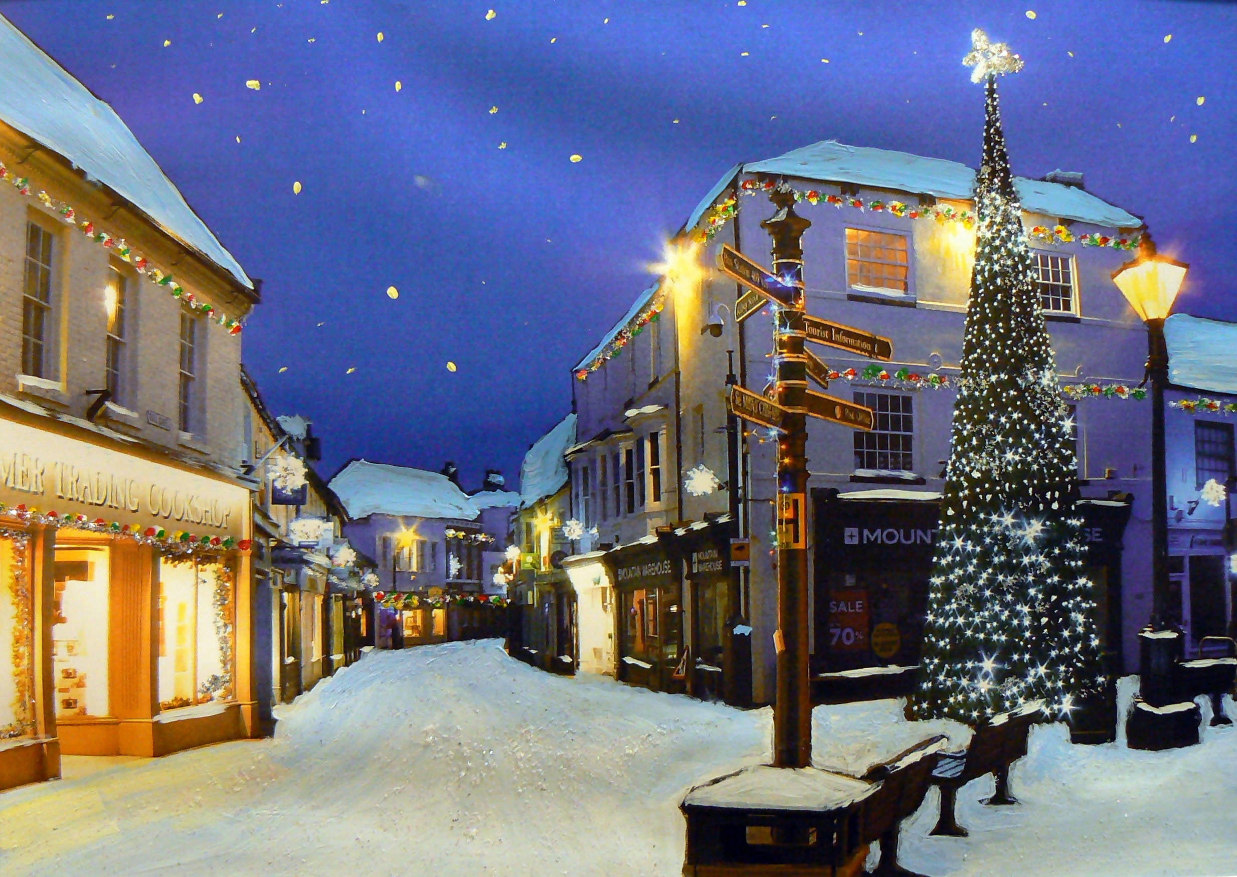 Mounted Print - Butcher Row, Beverley