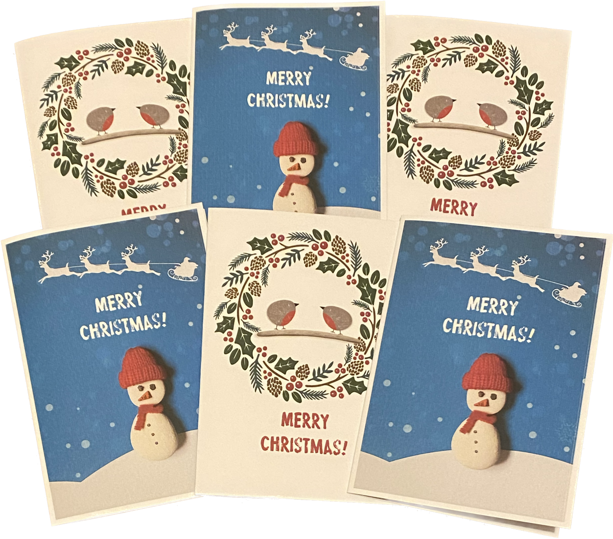 Christmas Card Pack 2023 (6 cards of 2 designs) Art & Soul