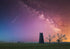 Shooting Star over Black Mill, Landscape