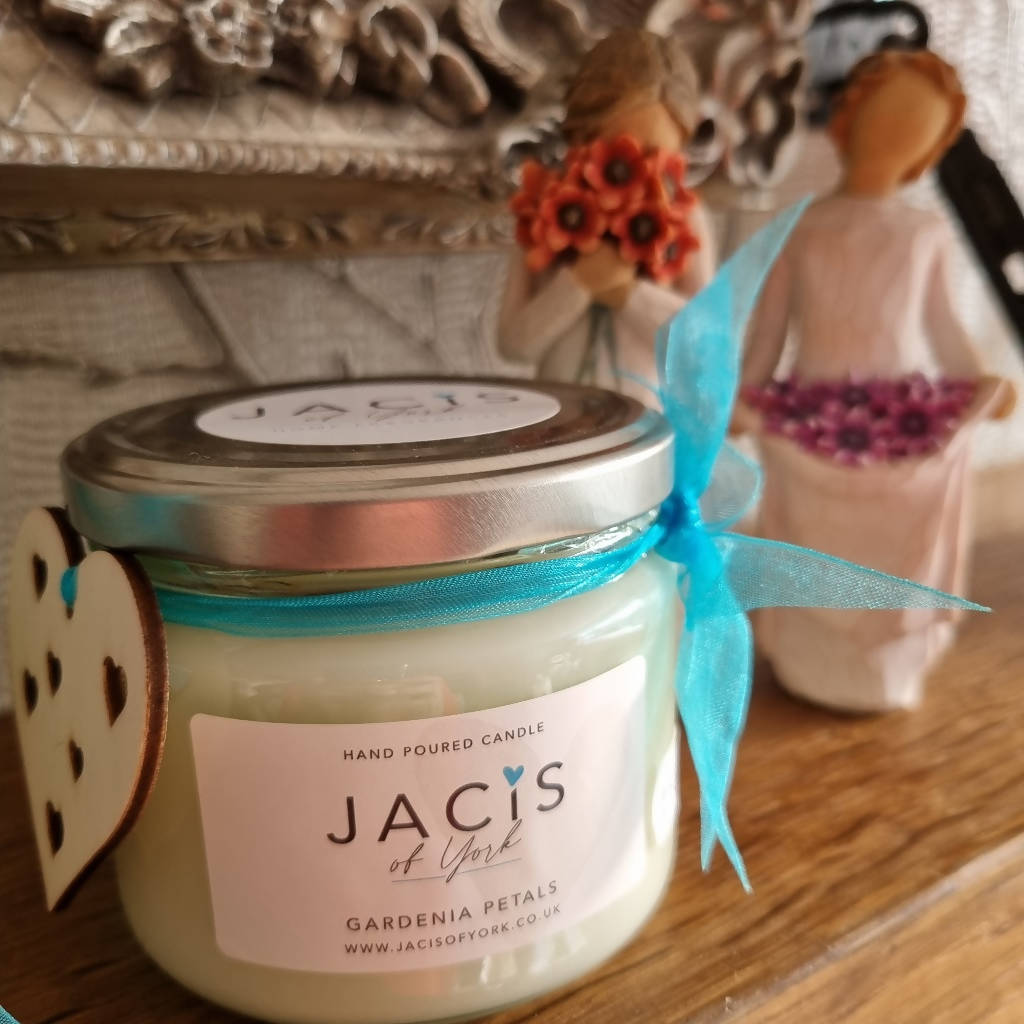 Jacis of York 250ml Eco Soy Candle, Gardenia Petals