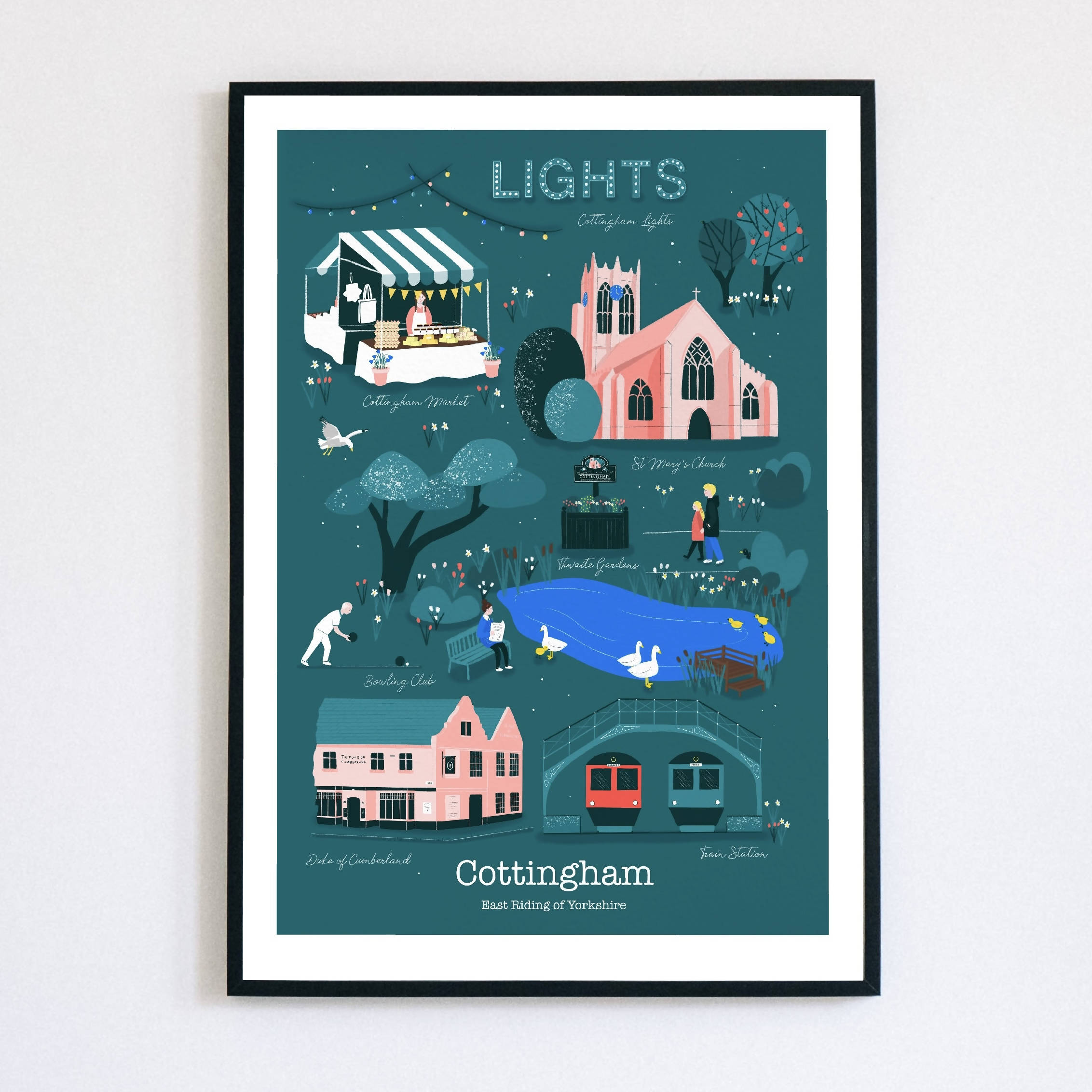 Cottingham Art Print