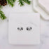 Dalmatian Dog Stud Earrings