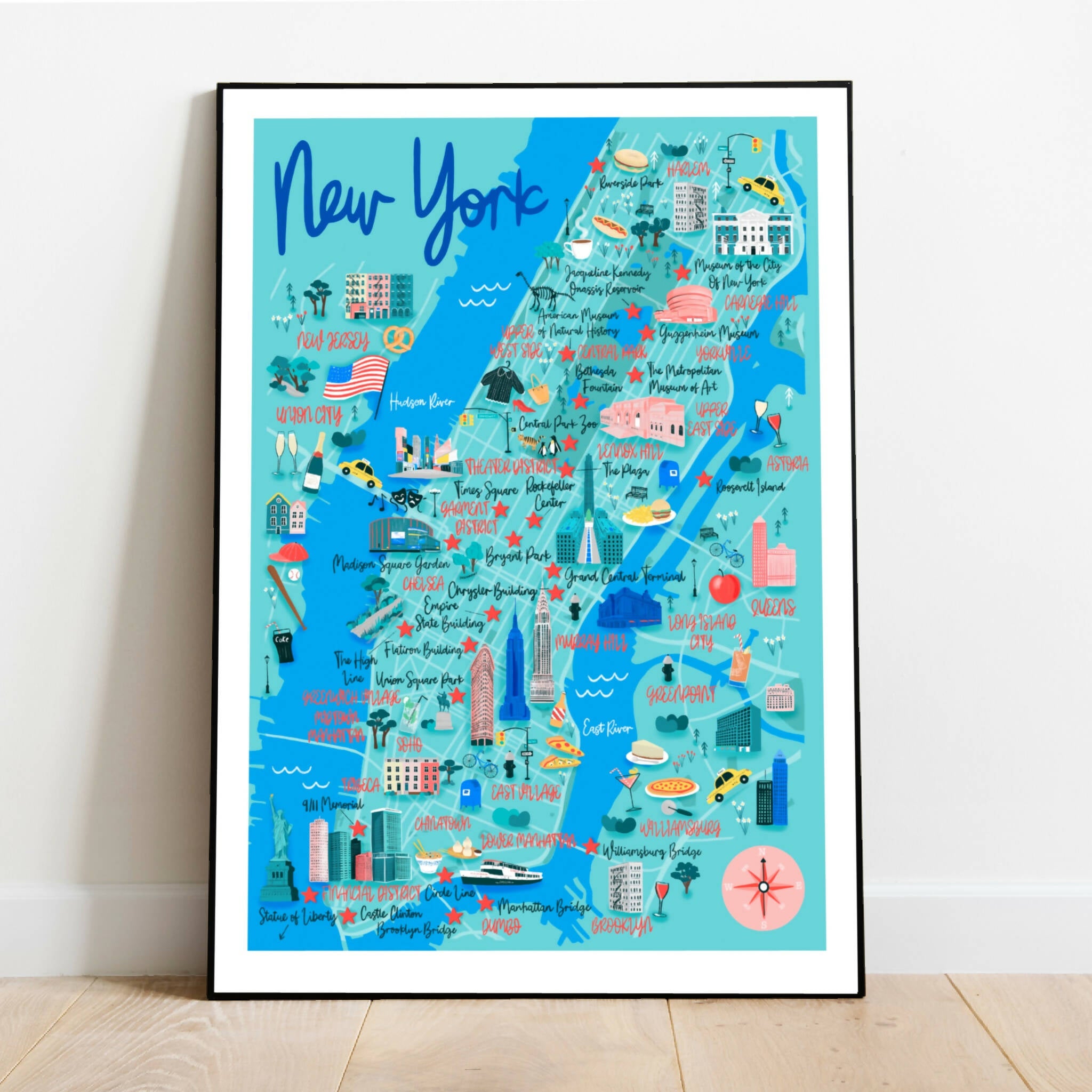 Stunning New York Art Print | Perfect for City Lovers | Art & Soul