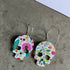 Flowery Skull Hoops
