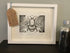 Bumblebee Framed Lino Cut Print