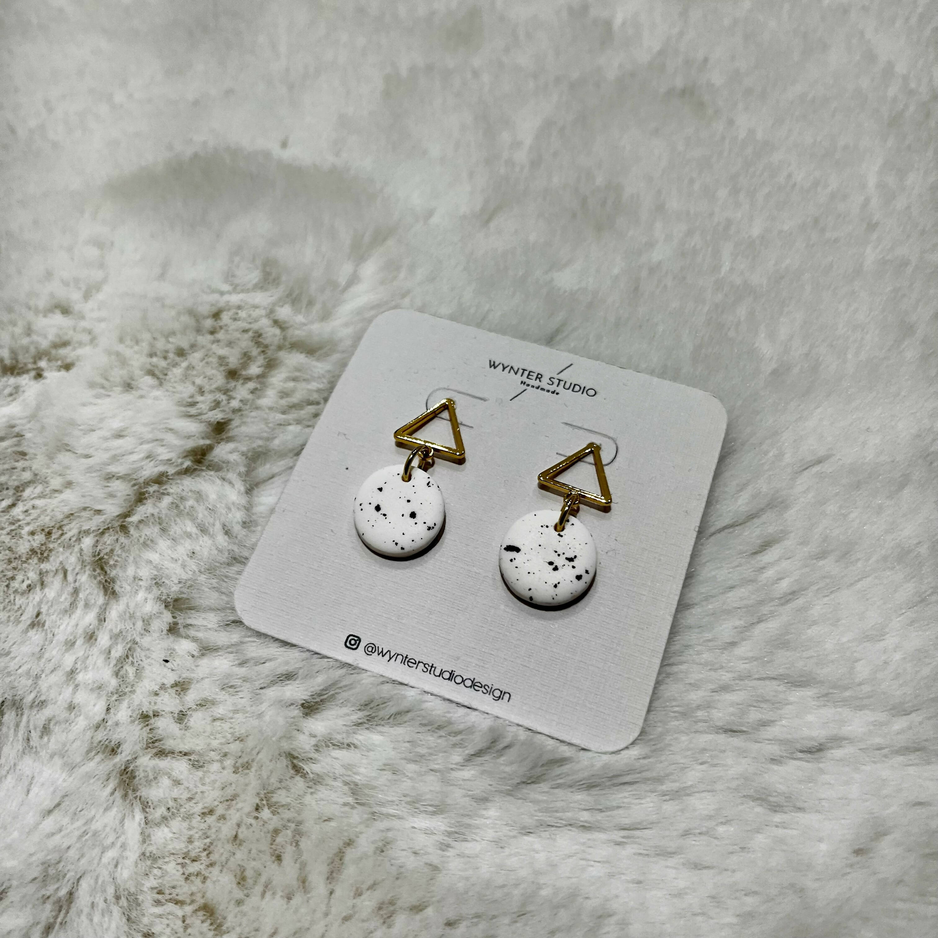 Geo Clay Earrings