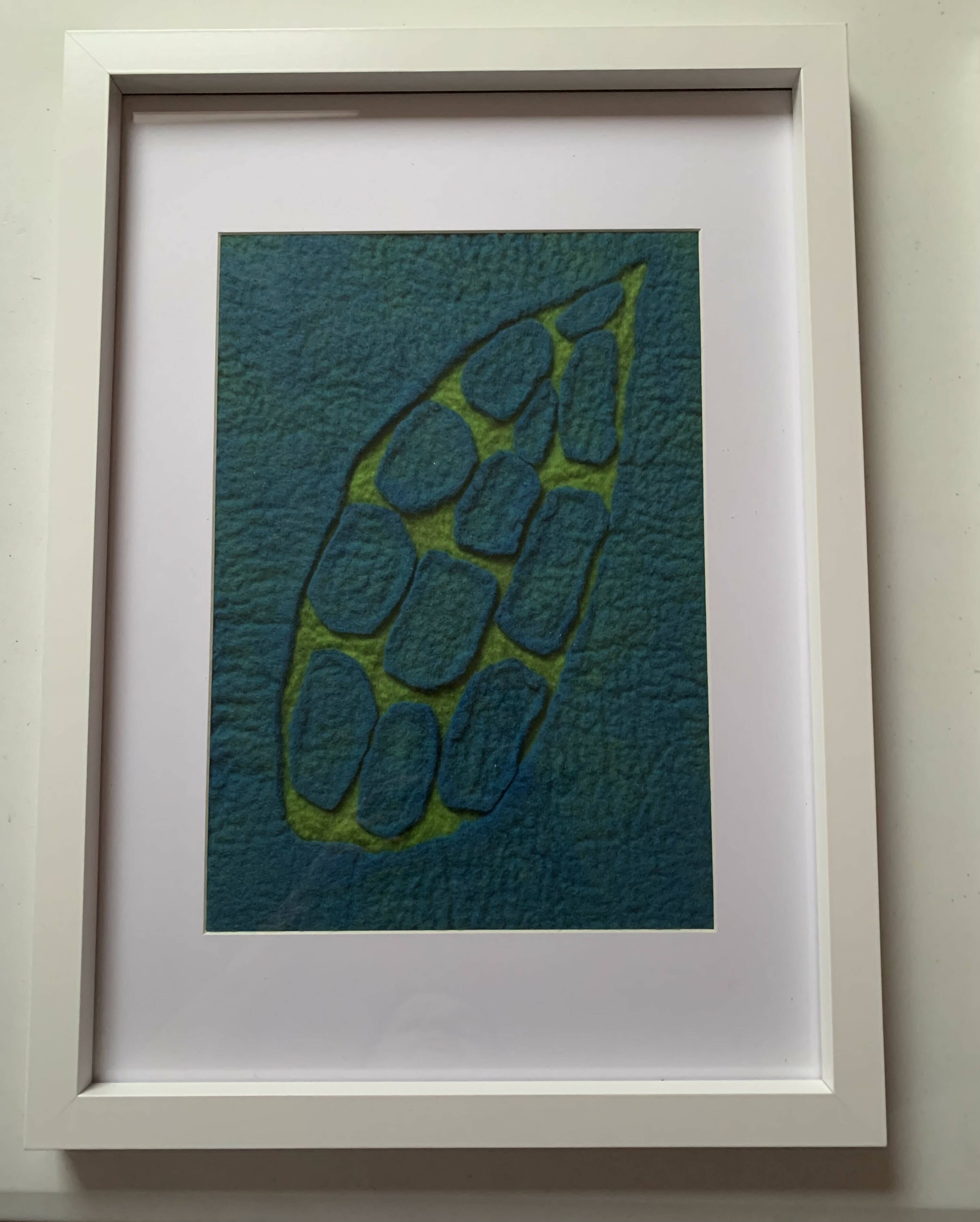 A3 Framed Leaf Felt Art Picture