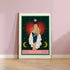 Tarot style print of a popular female music icon.