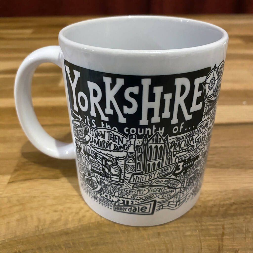 Yorkshire Landmarks Mug | Hand-Drawn Design | Art & Soul