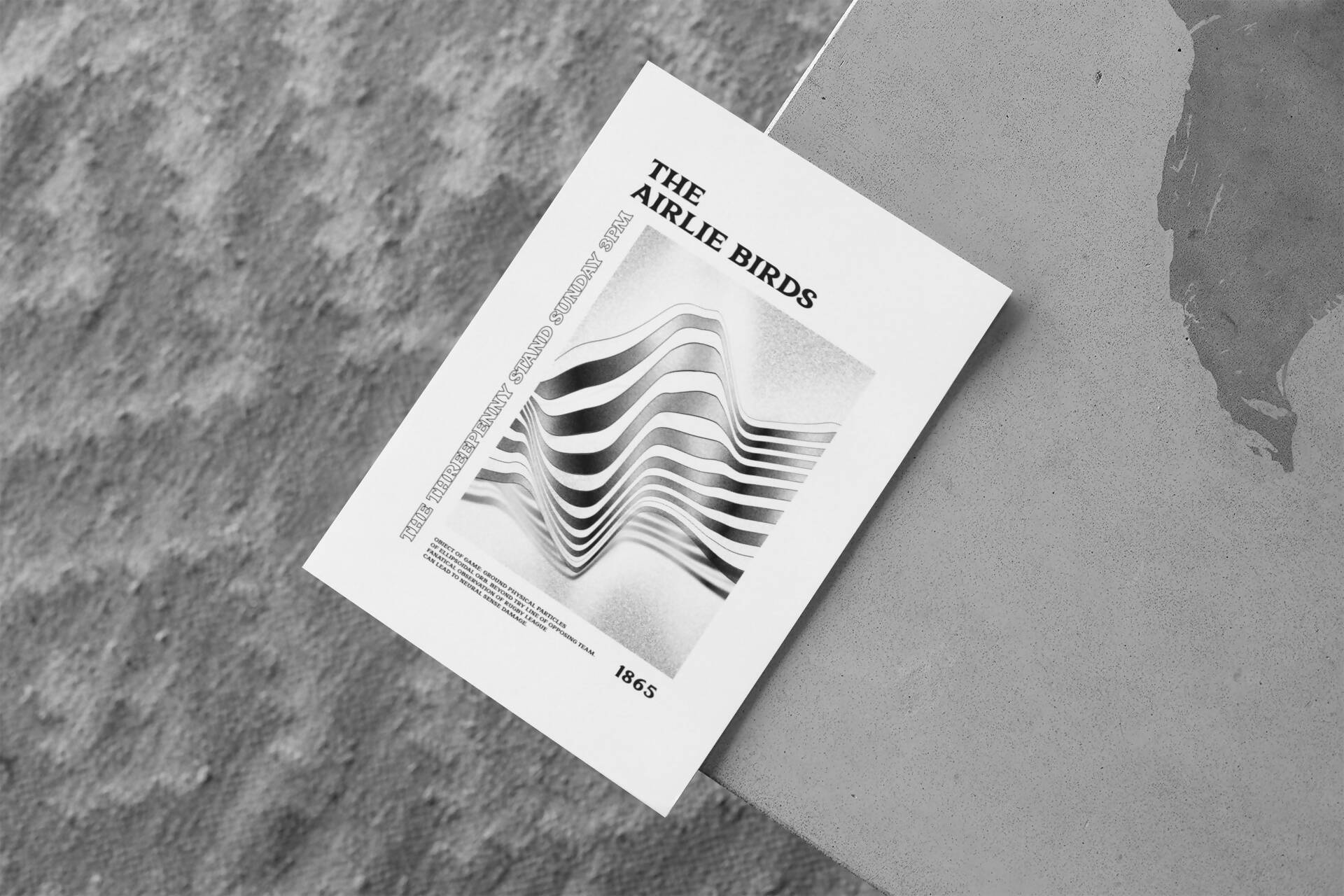 Hull FC Art Print PSYCHEDELIC Design in White