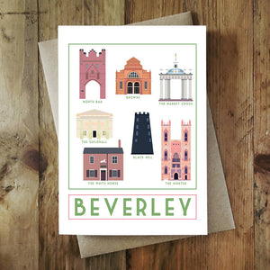 Beverley Landmarks Greetings Card