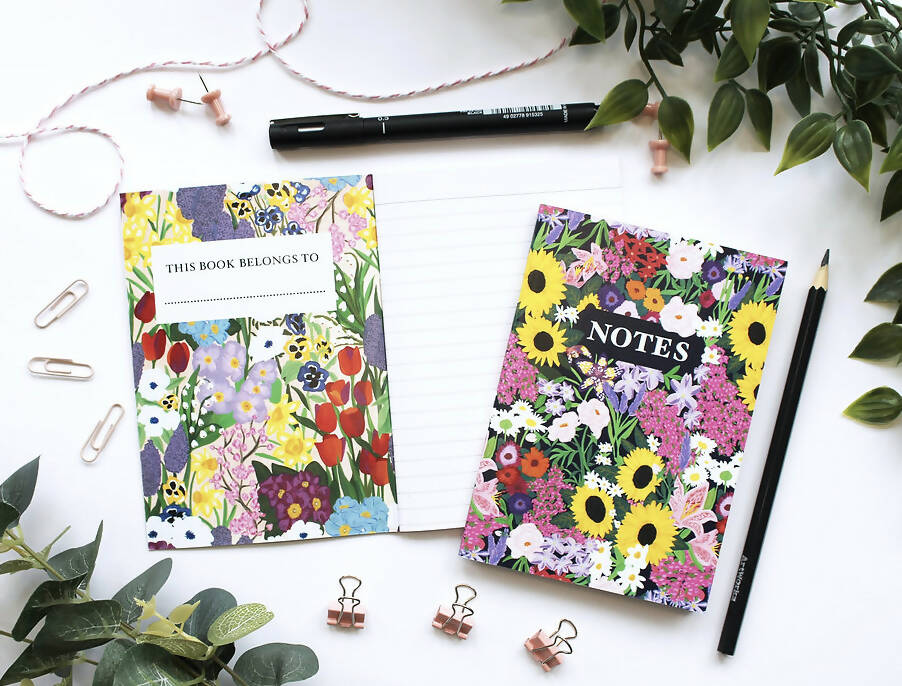 Summer In Bloom Mini A6 Notebook