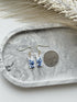 Blue China No. 8 - Handmade Polymer Clay Earrings