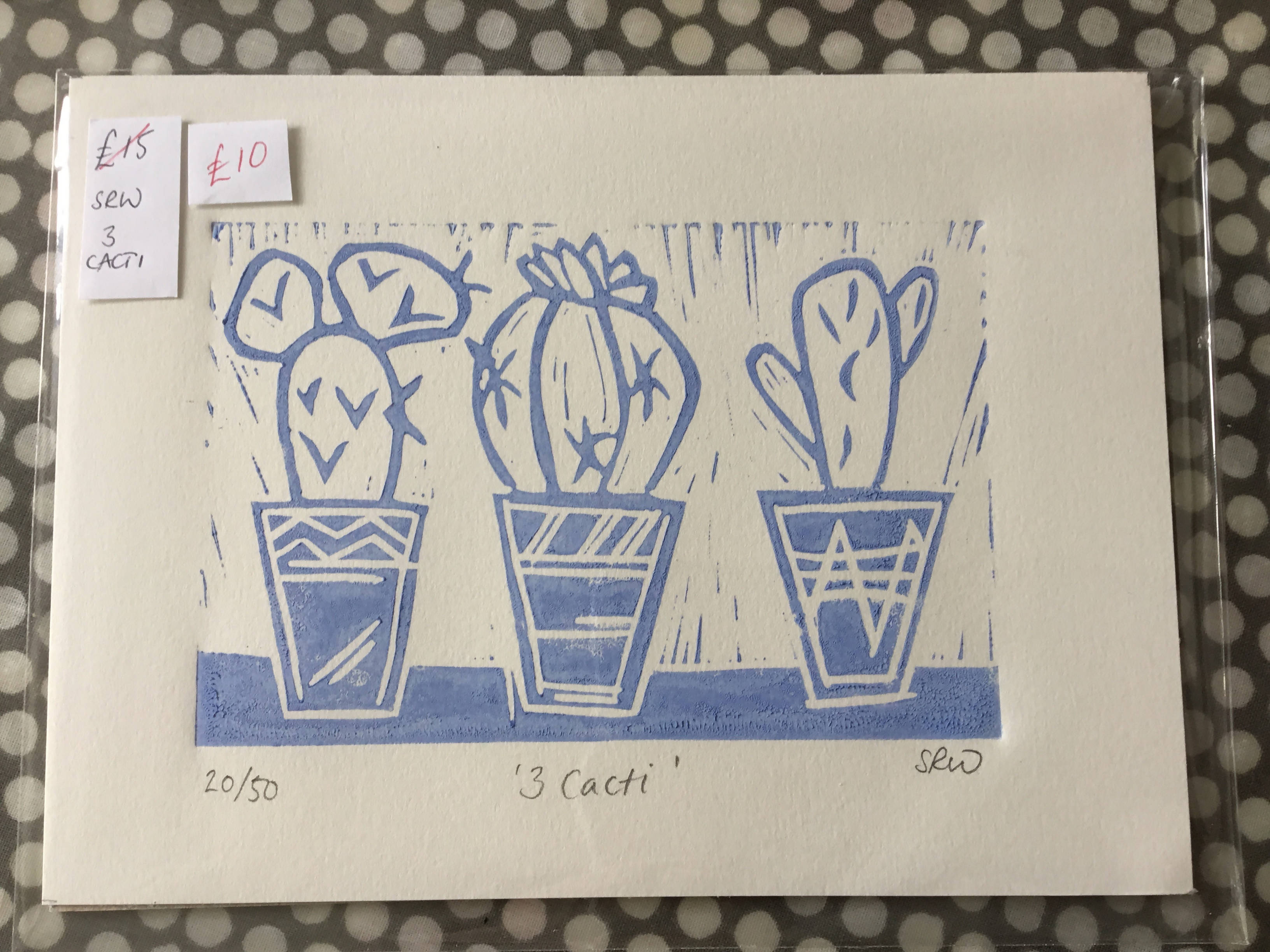 Unframed Limited Edition Lino Cut Prints - 2 - Assorted