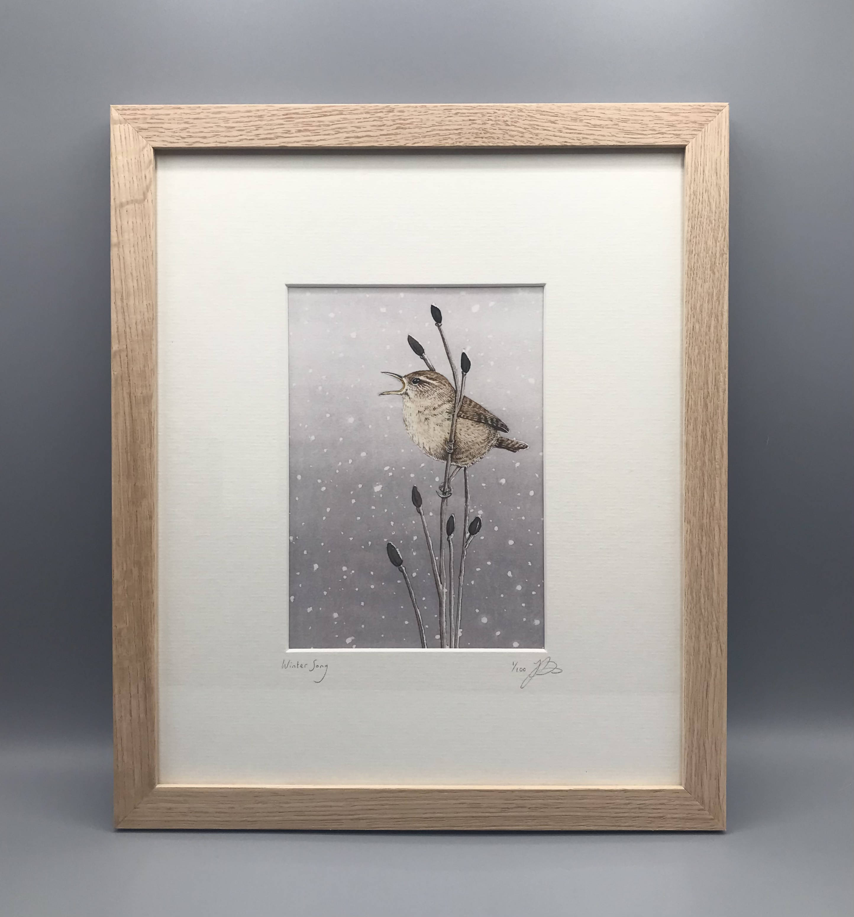 Winter Song - Framed Limited Edition Giclee Print by Jenny Davies