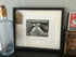 A Couple of Billing Puffins Framed Lino Cut Print