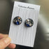 Crystal Embroidery Earrings (Small circle)