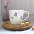 Fine Bone China Spring Flower and Bee Mug