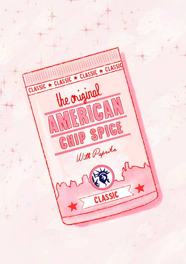 Hull Chip Spice Print
